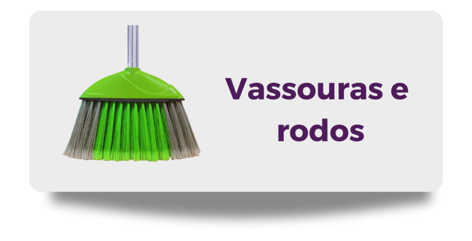 Vassouras e rodos